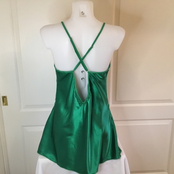 Women’s Satin Santa Claus Babydoll Lingerie - Picture 3 of 6